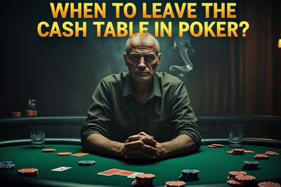 When to Leave the Cash Table in Poker